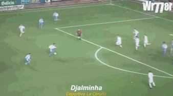 桑巴足球内马尔彩虹过人,经典十大足球精彩瞬间