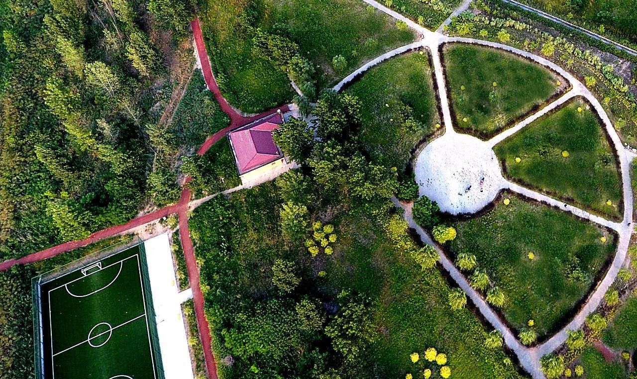 咸阳渭河长廊全景,咸阳渭河景观区