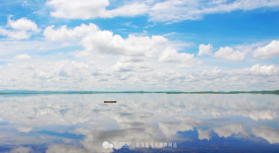 川西高原的真实照,高原天空之镜