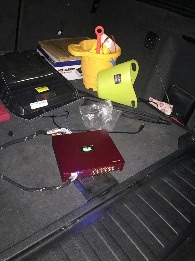 天作之合！8音度H680DSP堪称宝马X5音响改装的绝配！-台州路桥美洁汽车美容