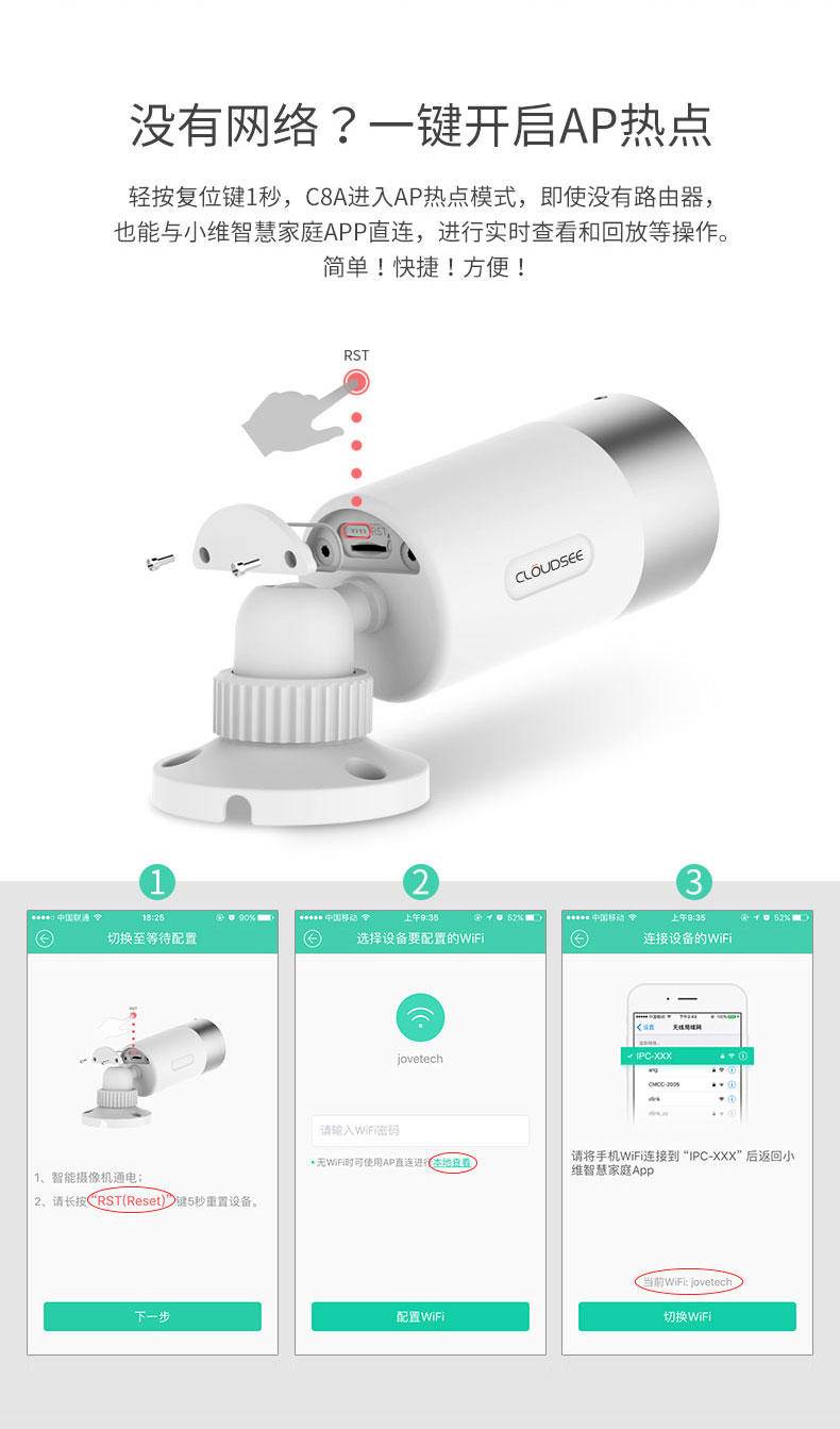 云视通c8a摄像头怎么样,有对比才有真相