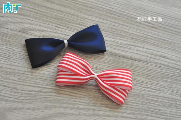 蝴蝶结发圈做法视频,蝴蝶结发圈制作教程简单