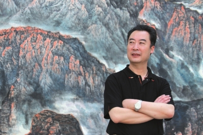 张兴中国画一平尺,张兴全国画