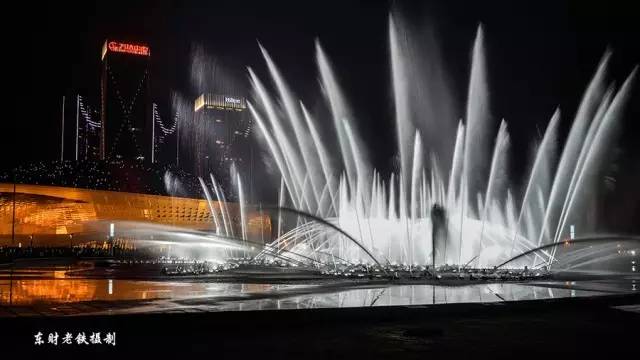 大连东港音乐喷泉图片高清,大雁塔音乐喷泉水舞光影