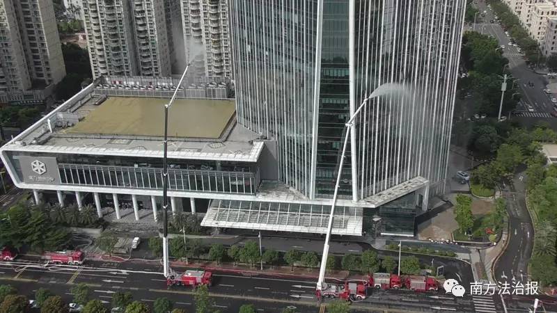 广东大型城市消防灭火救援演练,消防演练拍摄