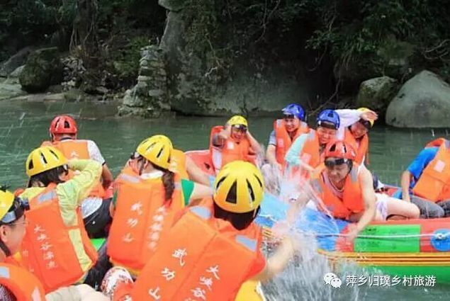 萍乡去武功山漂流路线,萍乡武功山万龙峡漂流旅游攻略