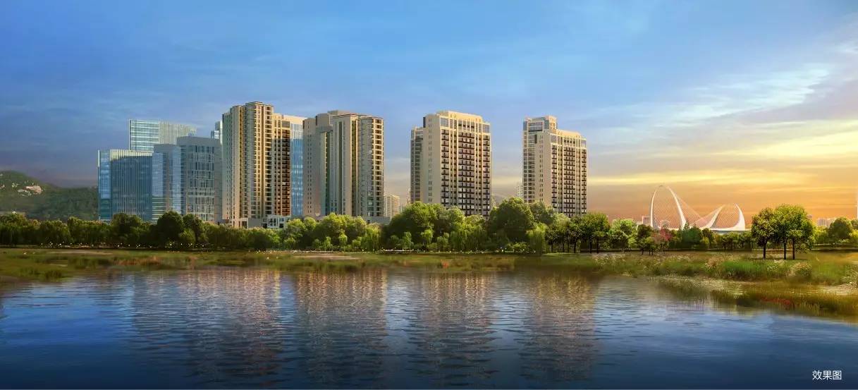 现代产业高地生态宜居新城,新城板块高端住宅区品质