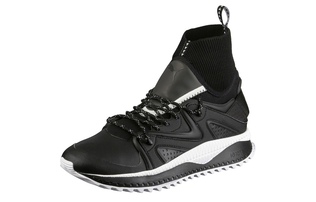 puma经典黑配长袜子,puma经典款配袜子