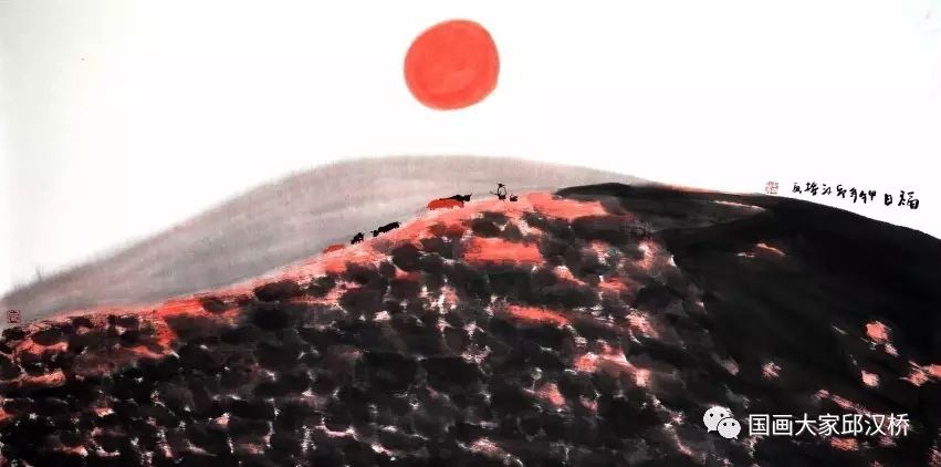 中国画颜料画教程,用中国画颜料画桃花