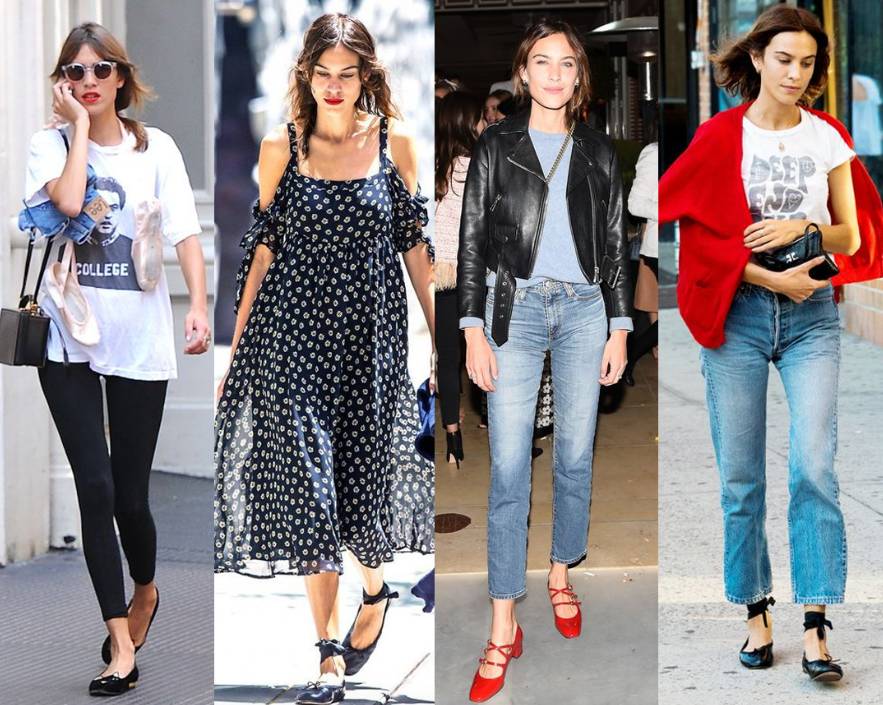 赫本风芭蕾鞋,赫本穿了40年芭蕾鞋