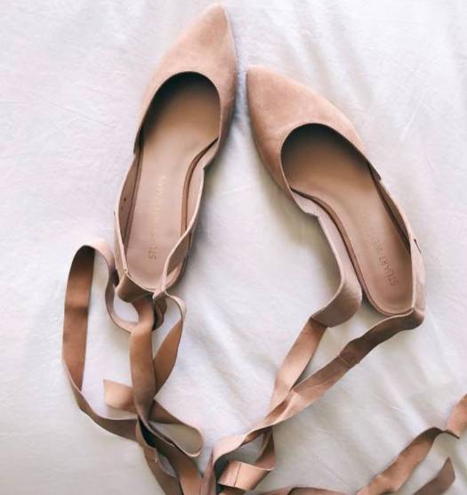 赫本风芭蕾鞋,赫本穿了40年芭蕾鞋