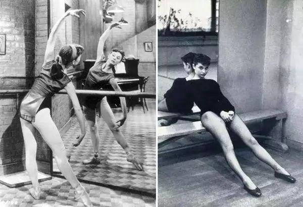 跳芭蕾的赫本,旋转跳跃芭蕾