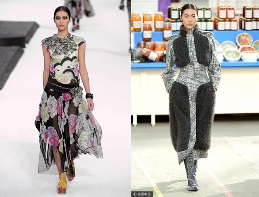 叹为观止！香奈儿把瀑布搬到了大皇宫！猜猜刘雯最近朋友圈发了什么？