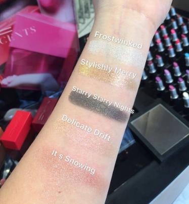 mac2017年圣诞限定高光,mac单色眼影卖得最火爆的一款