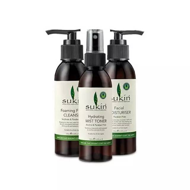 堂妈精选|女神艾玛钦点,澳洲小棕瓶Sukin护肤三件套给你更深层长效保湿补水,包邮!包税!