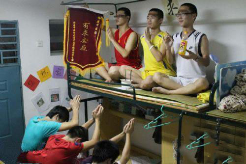 怀念读书生活的宿舍小*人贱**