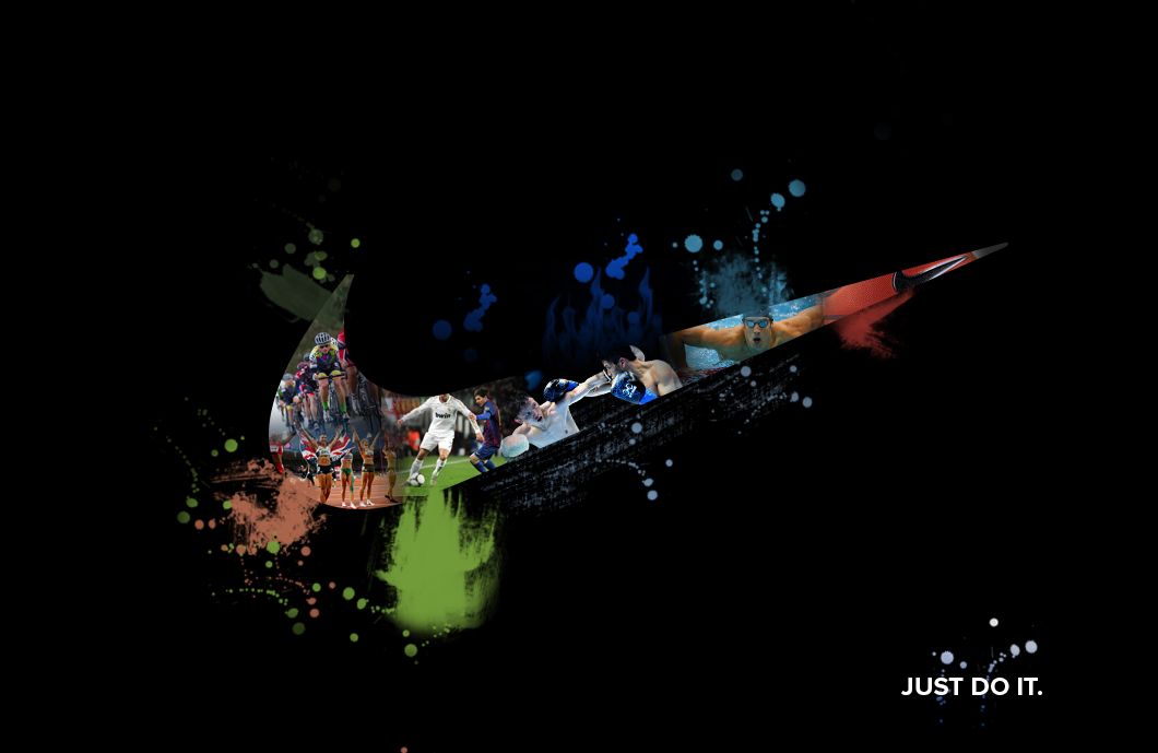 nike广告简约,nike创意广告海报创意分析