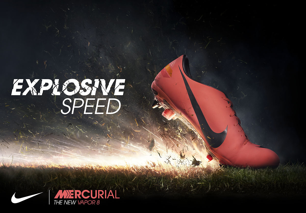 nike广告简约,nike创意广告海报创意分析