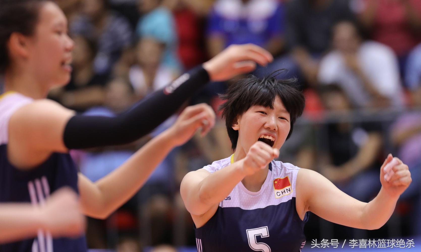 女排主力队员朱婷,19岁女排天才新星