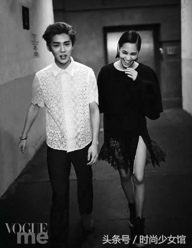 张翰鹿晗,鹿晗渔网背心