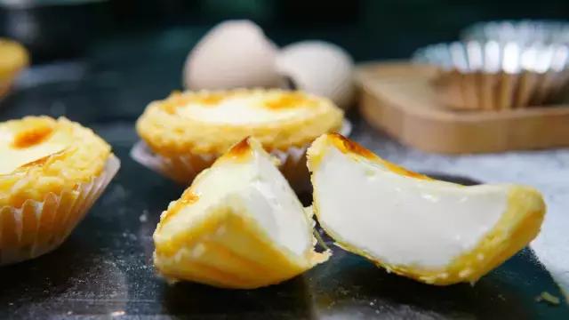 工厂制作蛋挞皮的全过程,东莞手工蛋挞
