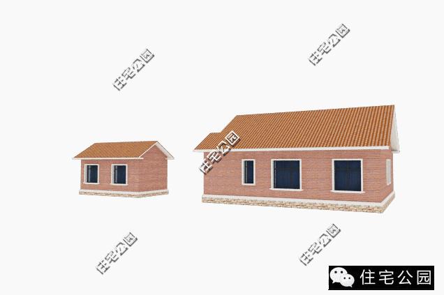 12x10米一层自建房独立柴火房,农村一层自建房三间房带柴火房图