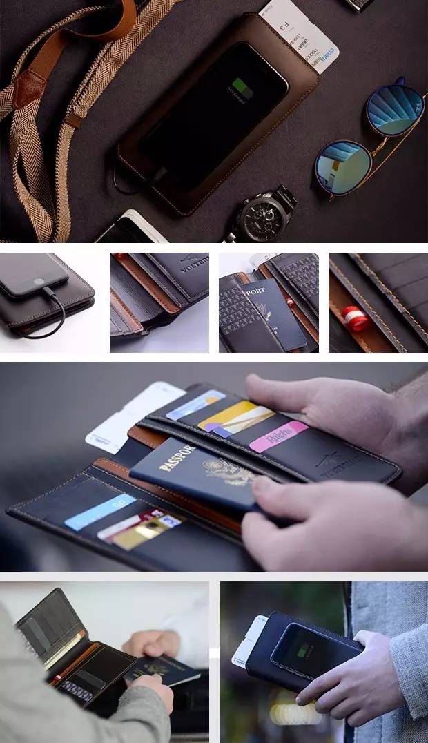 防偷防盗多功能钱包,防水防盗钱包