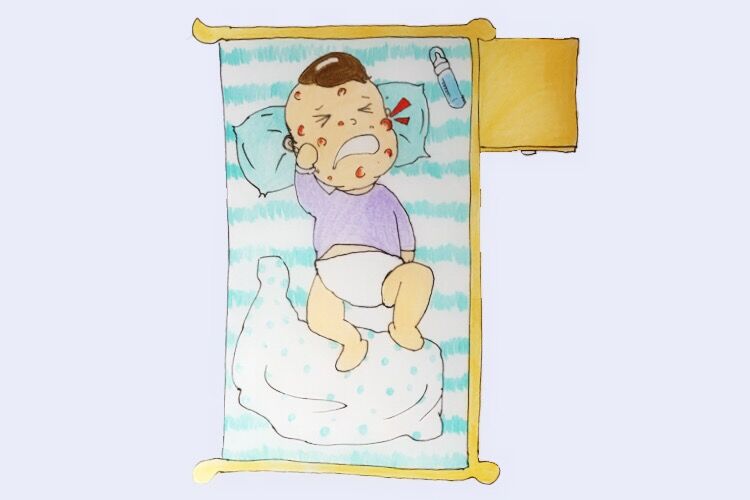 孩子起湿疹母乳妈妈应该注意什么,婴儿出生后脸上湿疹是什么原因