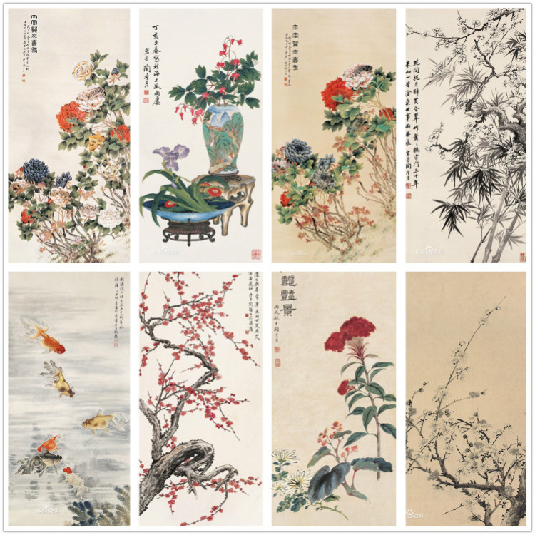 海派花鸟画谁的比较好,海派名家张雄花鸟画