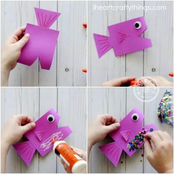 儿童节卡纸手工简单又漂亮幼儿园,卡纸贺卡幼儿园手工