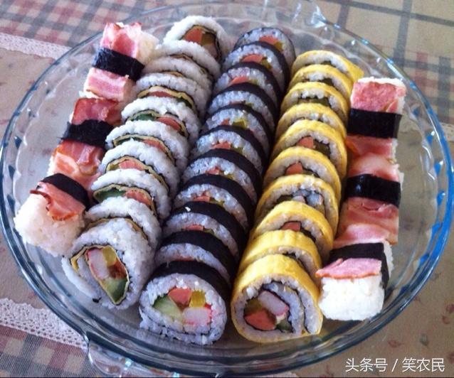 创意花样寿司视频全教程,美食创意寿司做法