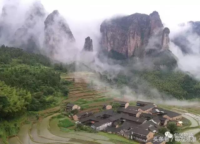 台州的公盂村,浙江省仙居县田市镇公盂村