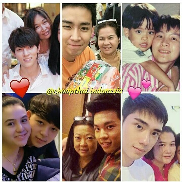 泰国母亲节，来看看泰星与母亲的有爱照片吧！