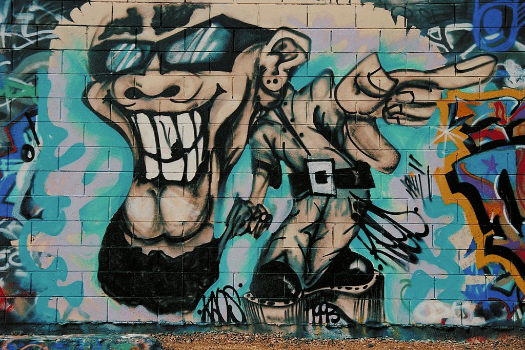 反抗體制、表達不滿、發洩情緒、控訴社會，涂鸦，一项叛逆的艺术