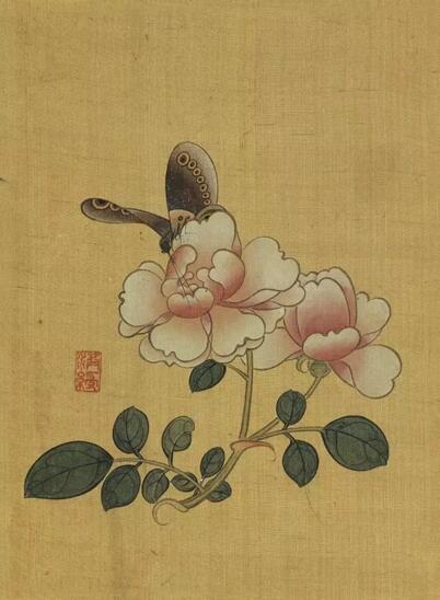 陈洪绶笔下的花鸟草虫,陈洪绶草虫画