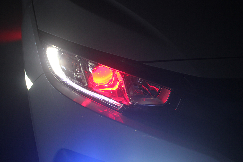 9.5代思域顶配改灯全过程,玩思域改装