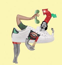 gucci经典款小白鞋,gucci星星小白鞋