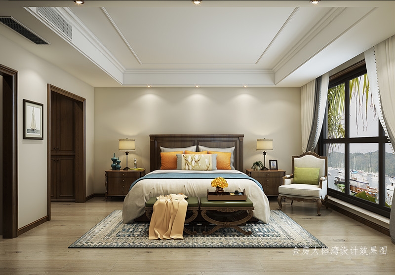 金堂跃层130平轻奢风格装修,成都金房大榕湾