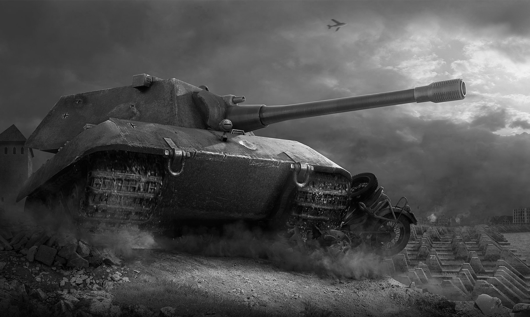 德国二战最先进的战车,虎式黑豹都是小儿科,苏联瞬间怕了