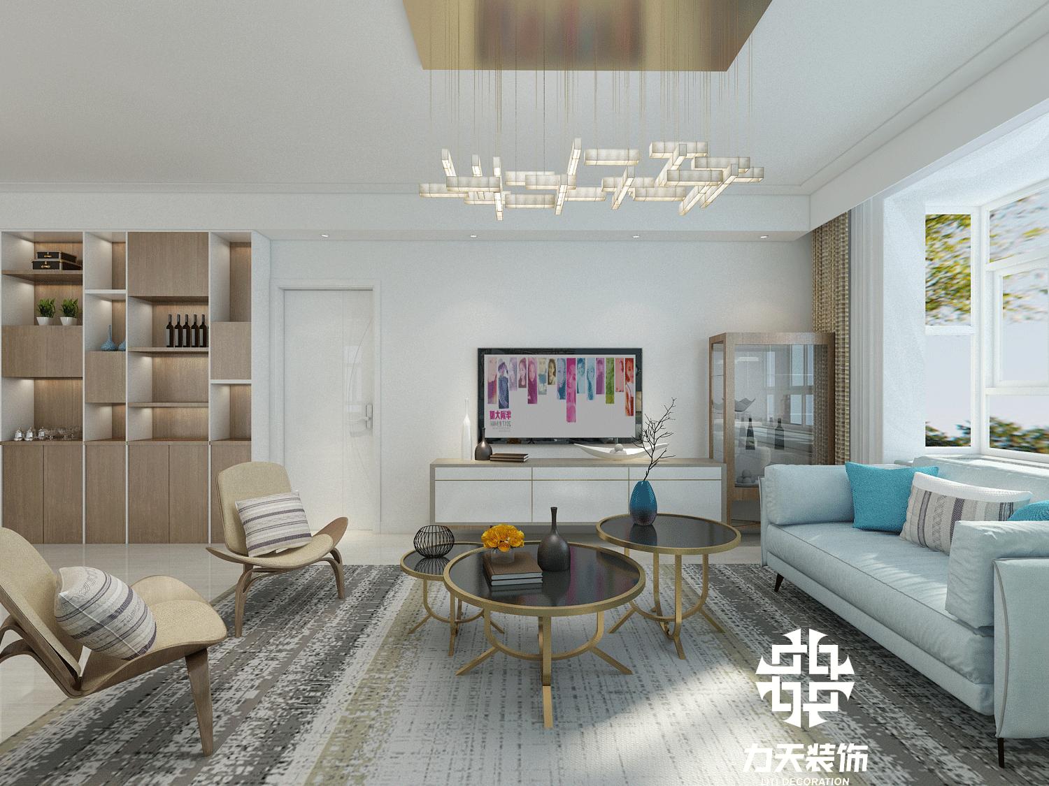 石家庄瀚唐小区样板房,石家庄瀚唐别墅装修