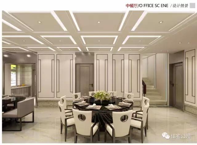 带堂屋挑空法式别墅,新中式别墅效果图带堂屋