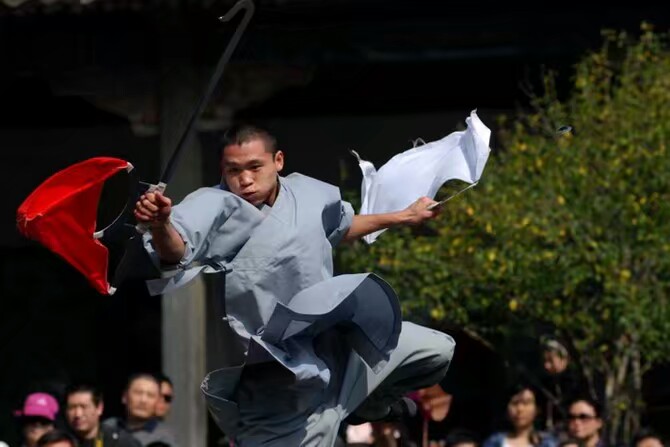 新少林五祖拍摄花絮,少林七小侠功夫学院花絮