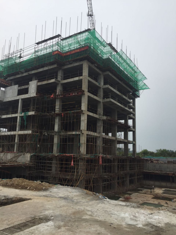 淮南房产：金航·凯旋广场工程进度：城市“标志性建筑”