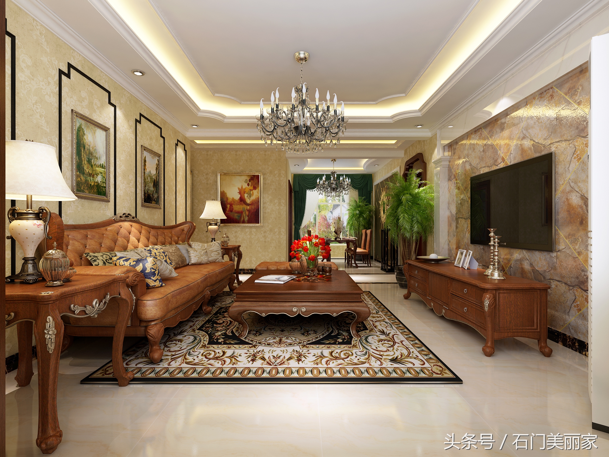 石家庄上河原著视频,石家庄翰林观天下小三居装修风格