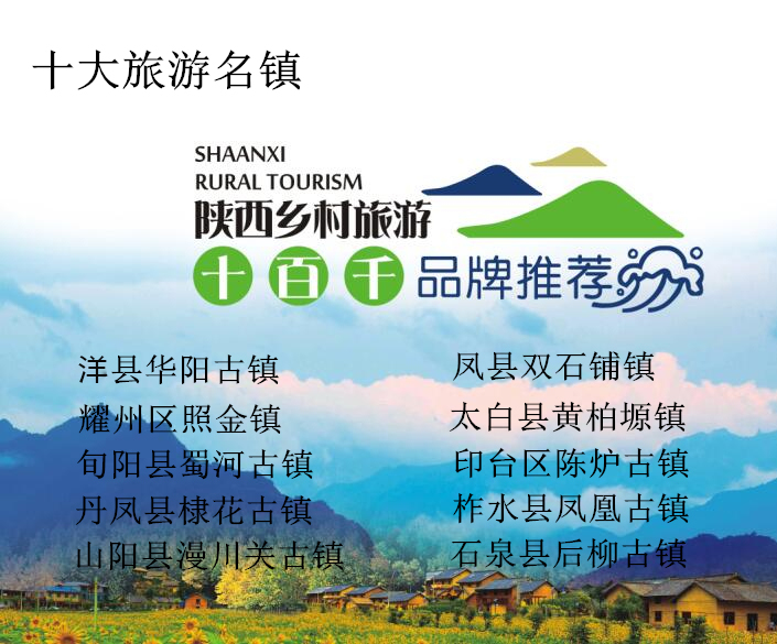 陕西最佳旅游乡村,陕西十大旅游村排名