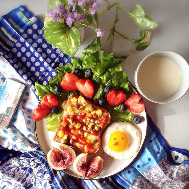 为异地恋人做早餐，90后才女诠释爱与坚持，满满的感动！