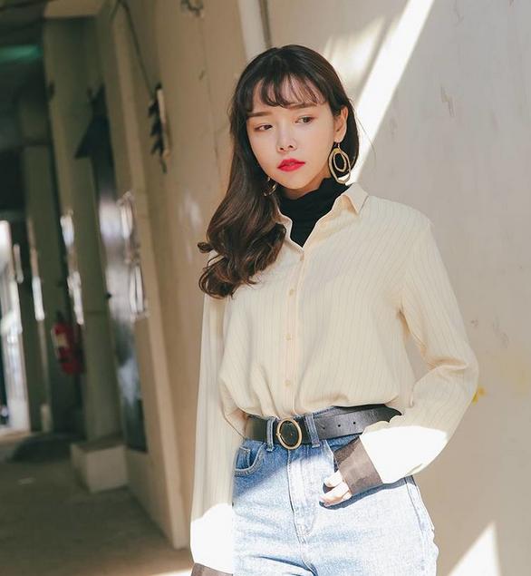 乔妹条纹衬衫价格多少,乔妹白衬衫