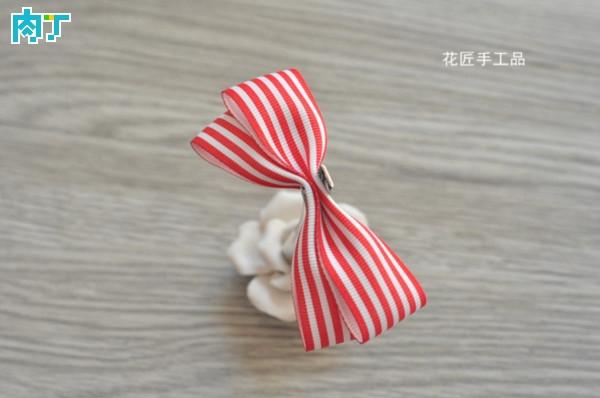 蝴蝶结发圈做法视频,蝴蝶结发圈制作教程简单