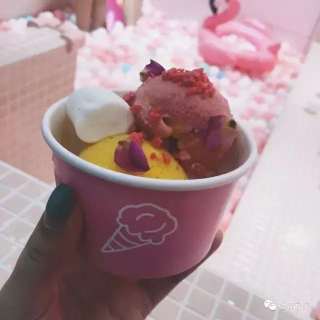 法国蓝带老板的少女心冰淇淋，吃完再拍照打卡吧！