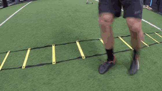 绳梯软梯训练视频,绳梯训练10种方法